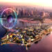 Olbrzymie koło widokowe na tle panoramy Dubaju. Traveligo Blog