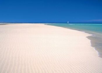 Piaszczysta plaża, błękitne morze. Traveligo Blog