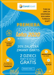 Coral Travel promocja Lato 2020