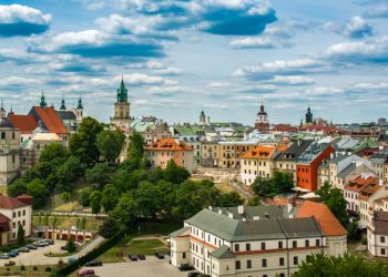 Panorama miasta Lublin ze starówki - Traveligo Blog