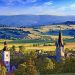 Krajobraz górski z kościołem - Traveligo Blog