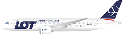 dreamliner przeloty