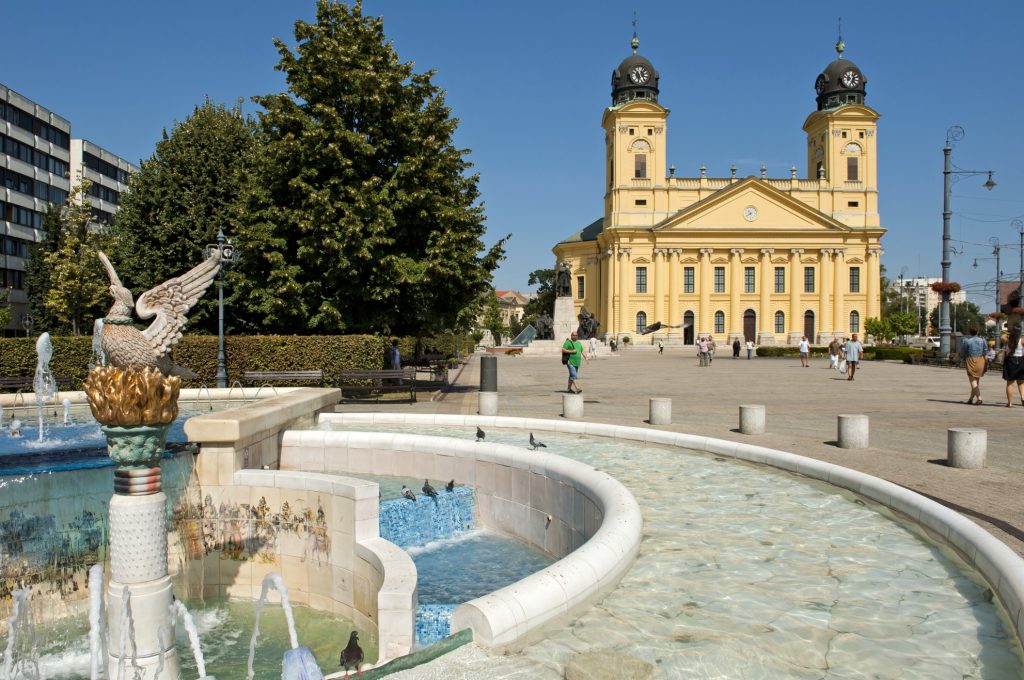 Debrecen - główny plac
