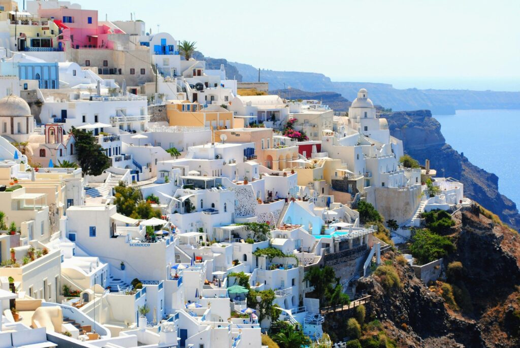 wakacje na Santorini