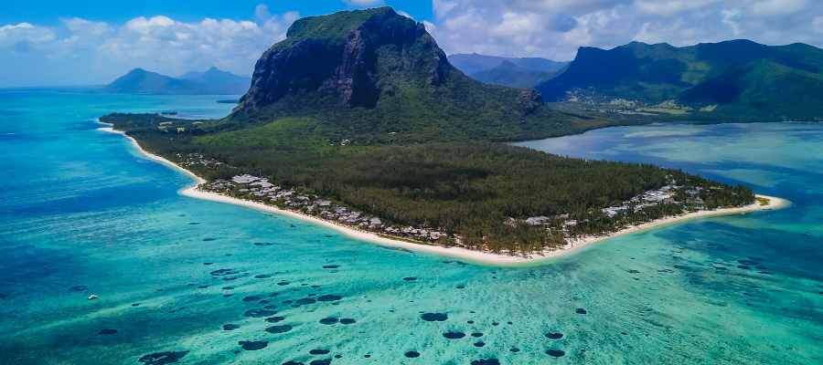 Le Morne Mauritius – półwysep z turkusową laguną i górą Le Morne Brabant
