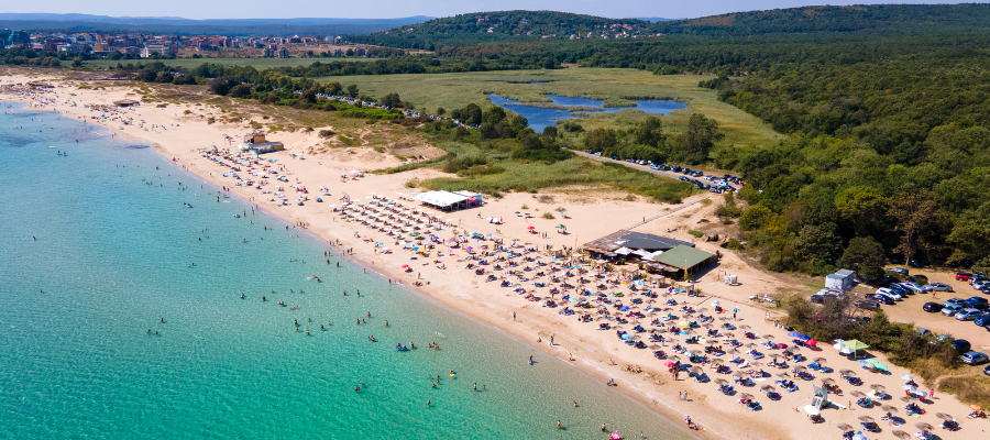 Bułgaria – szeroka plaża nad Morzem Czarnym, wakacje Lato 2026