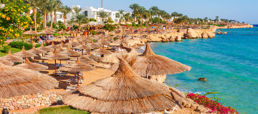 plaża w Hurghadzie – wakacje all inclusive w Egipcie
