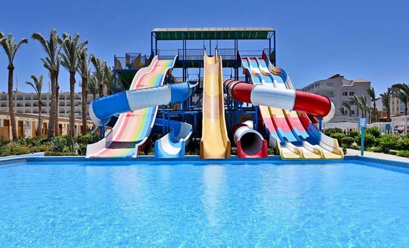 aquapark w Sunrise Serano Aqua Park Resort – zjeżdżalnie wodne Hurghada