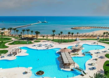 baseny w Sunrise Serano Aqua Park Resort – wakacje all inclusive Egipt