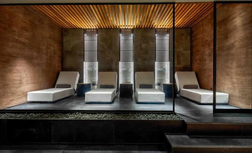 Domes Novos Santorini spa strefa relaksu wellness luksusowy hotel Grecja