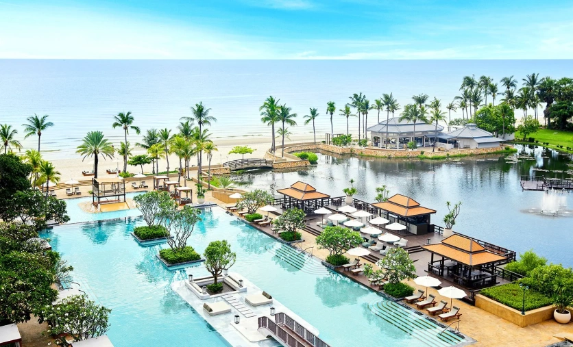 Tajlandia Hua Hin hotel Dusit Thani basen plaża egzotyczne wakacje