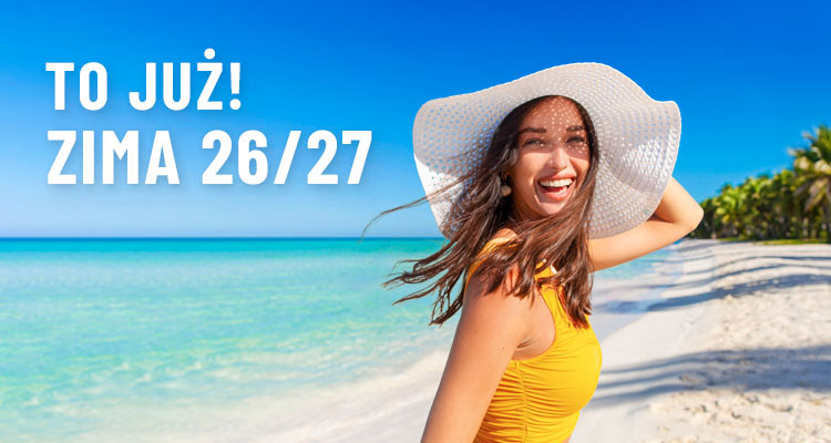 Kobieta na egzotycznej plaży – wakacje zima 2026/2027 z ITAKĄ