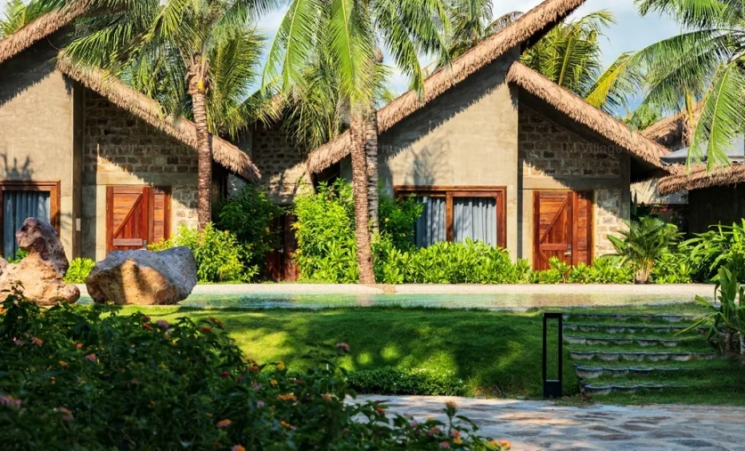 Hotel M Village Phu Quoc Wietnam – tropikalne bungalowy wśród palm, wakacje egzotyczne