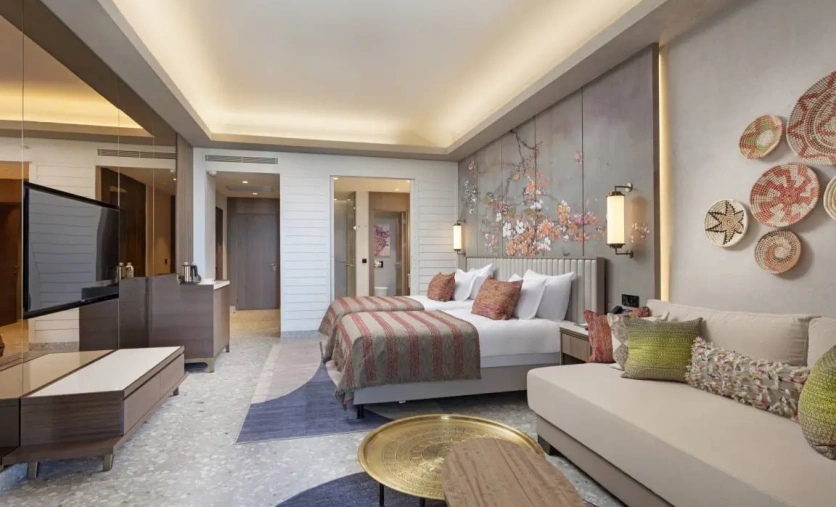 Luksusowy pokój w hotelu Cullinan Belek w Turcji