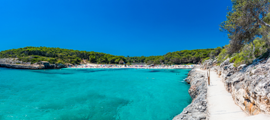 Plaża Cala Mondragó na Majorce