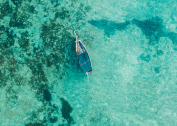 Tradycyjna łódź dhow na Oceanie Indyjskim Zanzibar Tanzania – wakacje Dreamlinerem