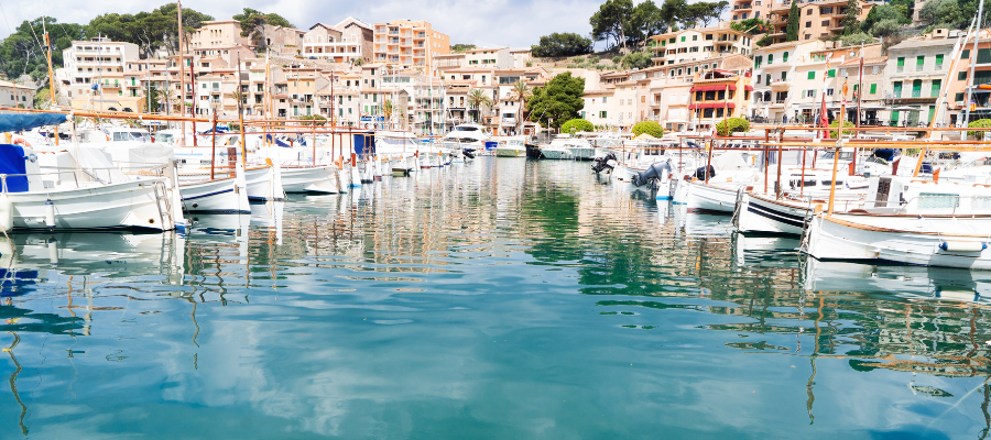 Port rybacki w Port de Sóller na Majorce