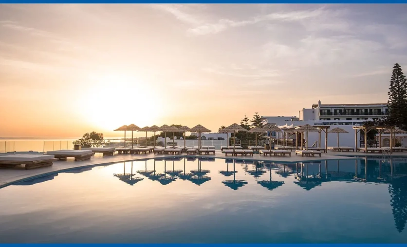 Mitsis Selection Rinela na Krecie – luksusowy hotel pięciogwiazdkowy z basenem przy plaży i ofertą All Inclusive
