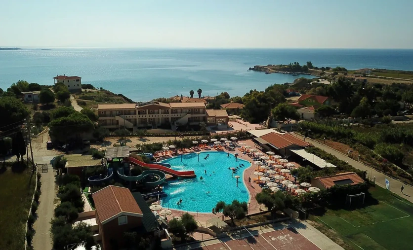 Ionian Sea Hotel & Aquapark na Kefalonii – hotel z aquaparkiem, basenami i ofertą All Inclusive przy plaży