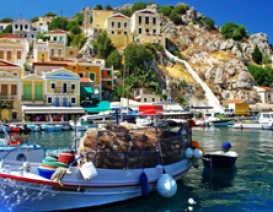 Rodos, Rejs na Symi a po drodze podziwianie wysp Chalki, Thilos, i Sesklia w Grecji