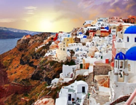 Oia to miasto artystów na wyspie Santorini