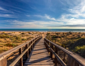 Wakacyjny kurort Punta Umbria na wybrzeżu Costa de la Luz