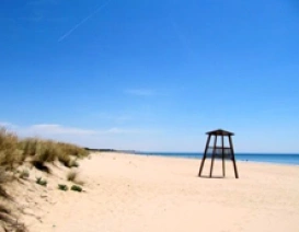 Turystyczna miejscowość Isla Cristina na wybrzeżu Costa de la Luz w Hiszpanii