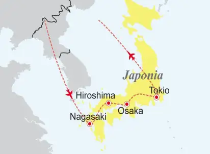Wycieczka objazdowa Dwie Wyspy Samurajów, Japonia