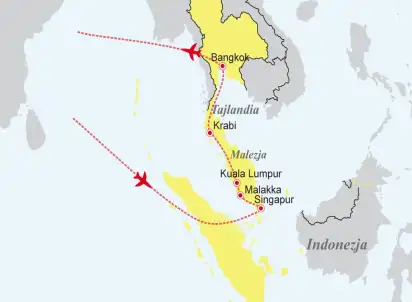 Wycieczka objazdowa Tercet egzotyczny - Singapur - Malezja - Tajlandia, Singapur